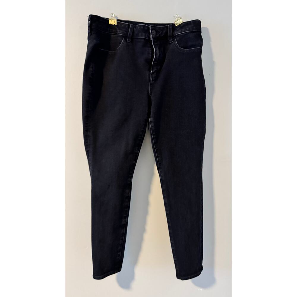 American Eagle Dream Stretch Jeggings Black Size 10 Short High Rise Skinny Denim